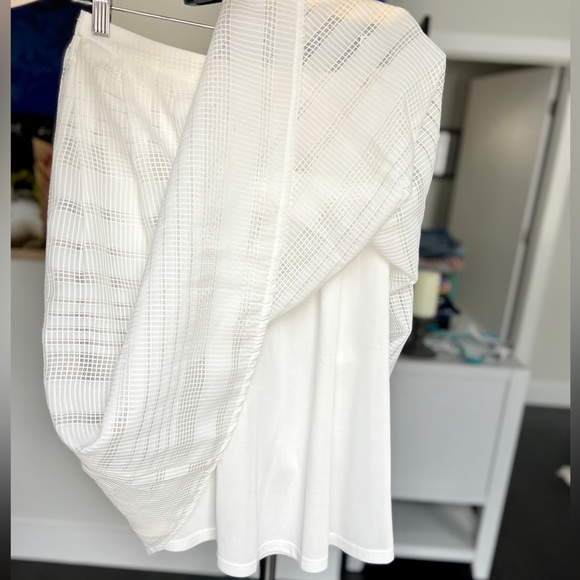 High Waisted Eyelet Skirt White Size Small - Picture 4 of 8
